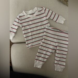 LAKE Striped Baby Pajamas